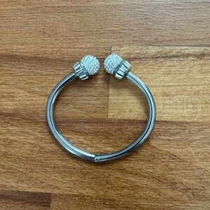 Henri Bendel Pave Ball Cuff Bracelet